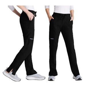 Skechers by Barco Scrubs Pants Womens Size XS Vitality Black